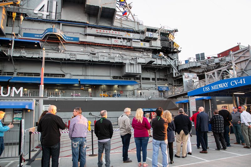 LMC Lights Up the Night Aboard the USS Midway Main Image