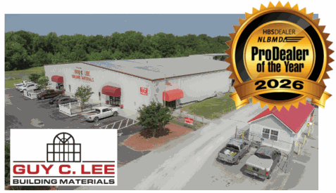 Guy C. Lee Building Materials Named ProDealer of the Year Main Image