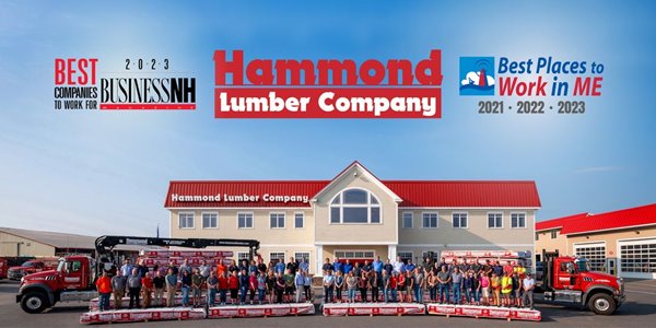 Hammond Lumber Company recognized as Best Place to Work in Maine and New Hampshire Main Image